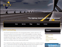 Tablet Screenshot of okyconsulting.com